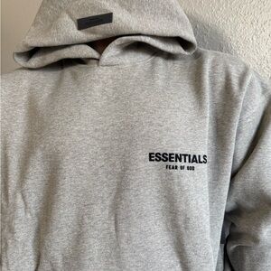 Essentials Light Gray Hoodie